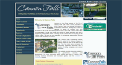 Desktop Screenshot of ci.cannon-falls.mn.us